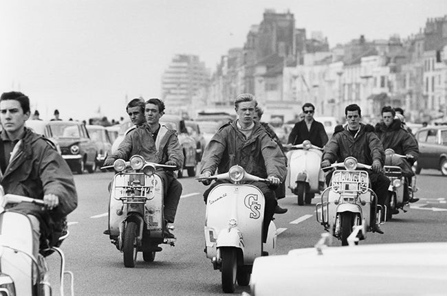Mods at Brighton Beach, 1964
