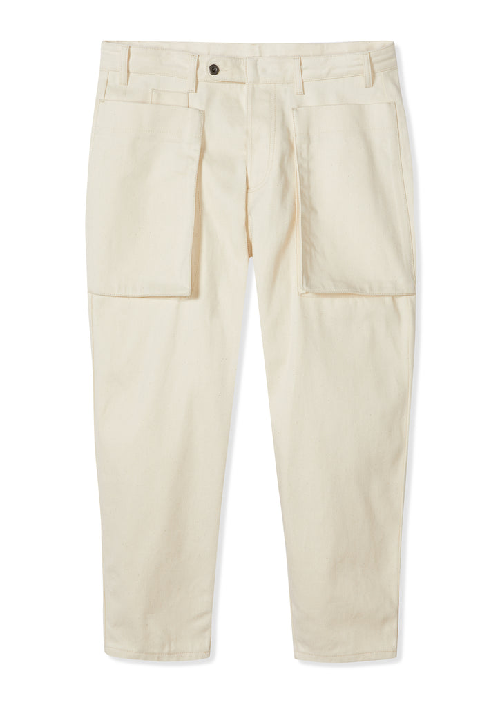 ULLAC X Gloverall Ecru Trouser