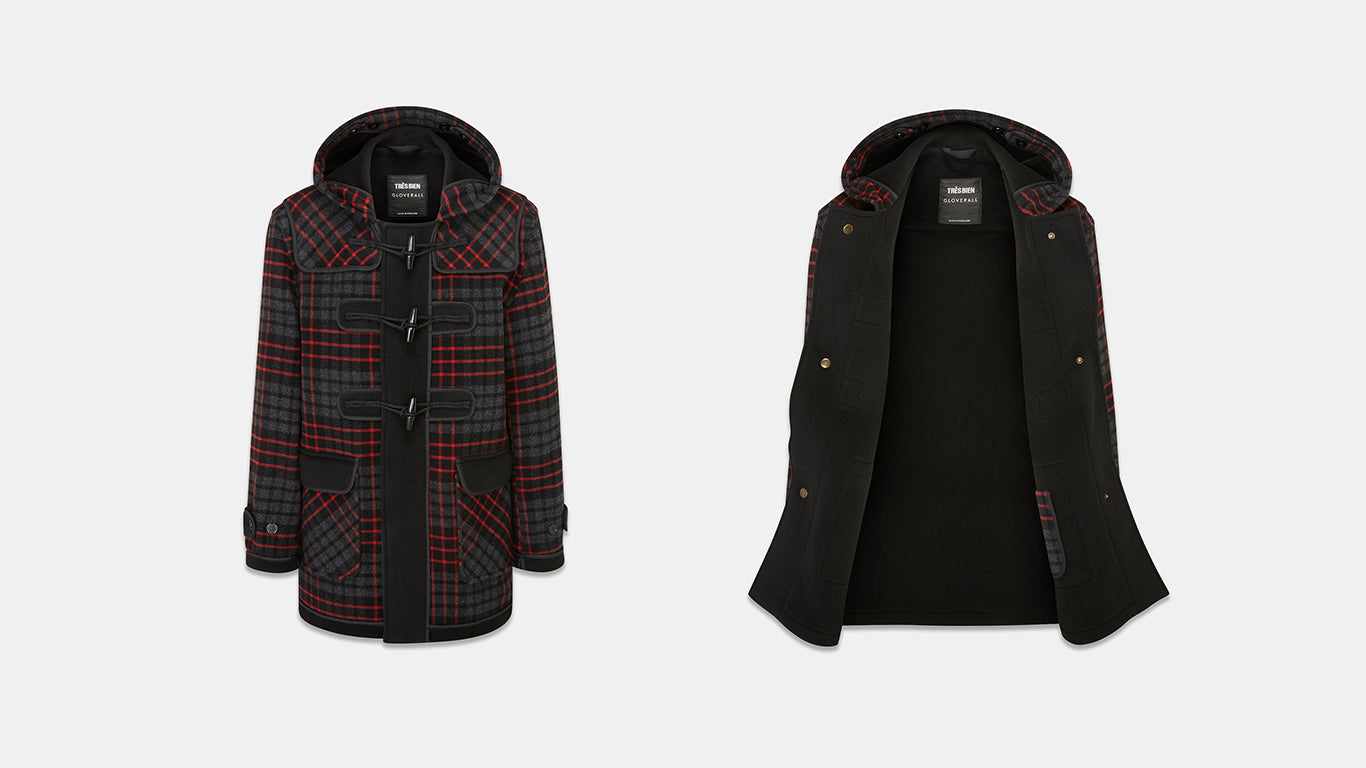 Gloverall X Très Bien The Checked Duffle Coat