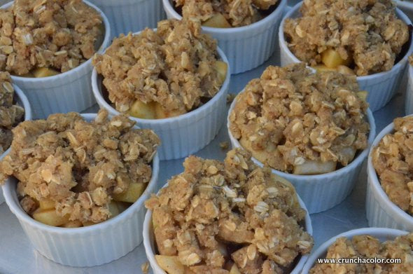 apple pear crisp step 4