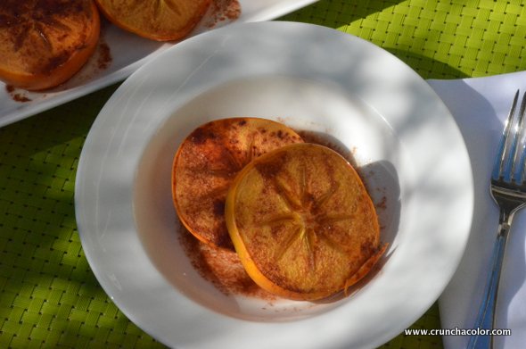 baked persimmon