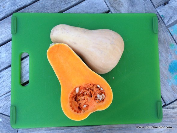 butternut squash puree step 1