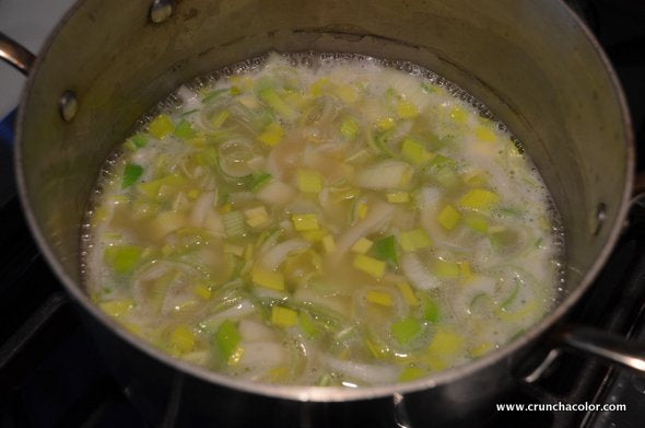 healthy leek soup recipe step 5
