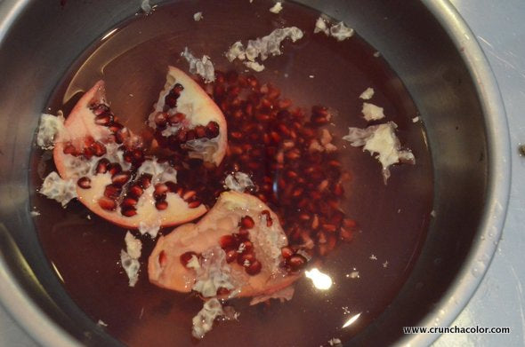 how to seed a pomegranate step 2