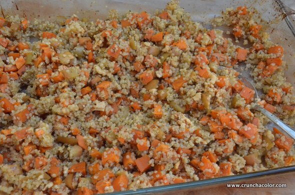 quinoa stuffing step 4