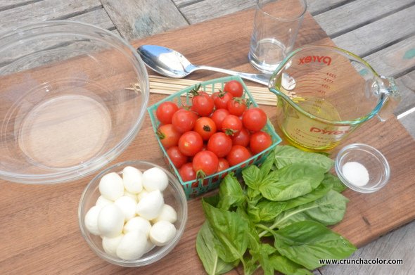 tomato mozzarella skewers ingredients