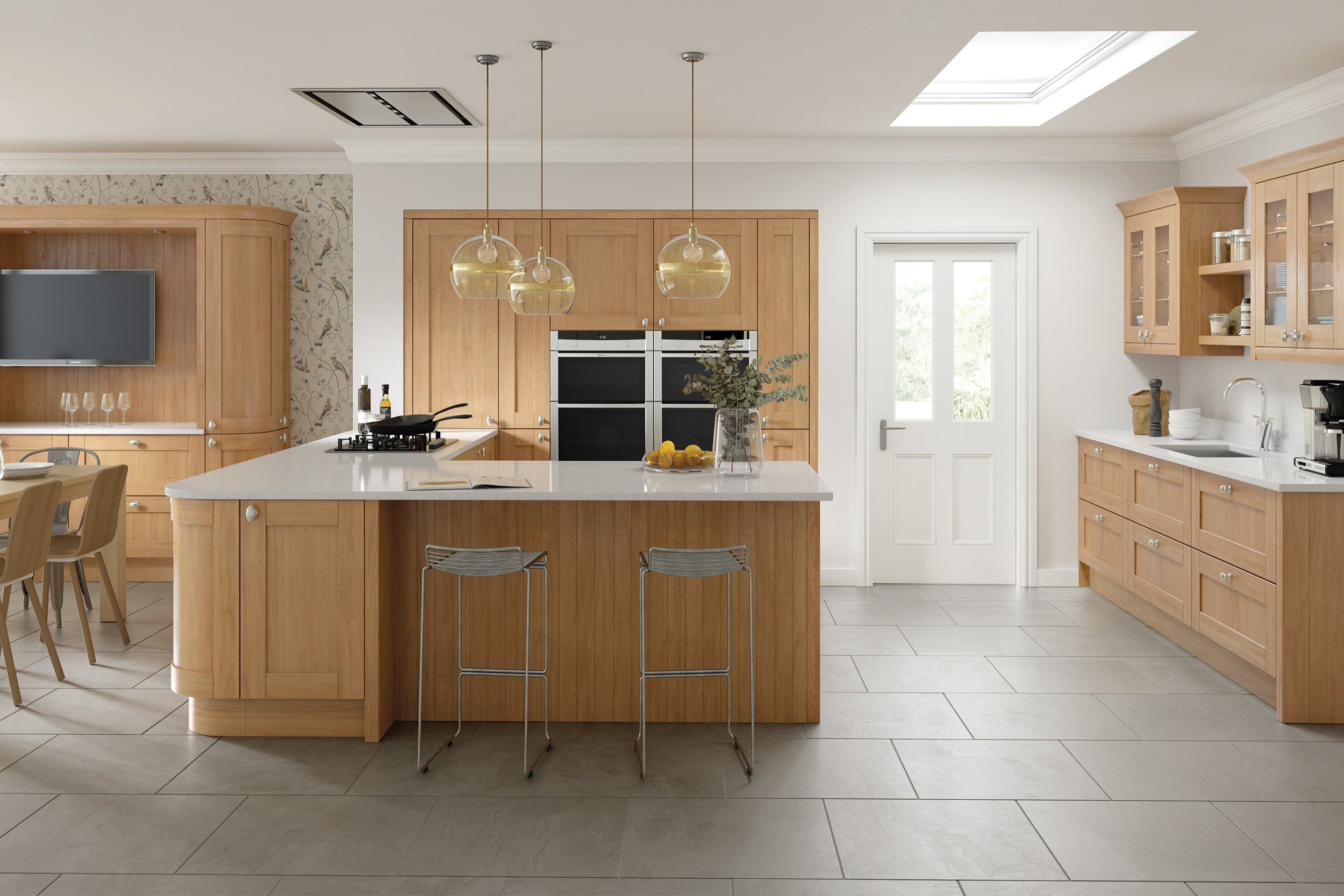 Kitchen Traditional Cambridge Oak