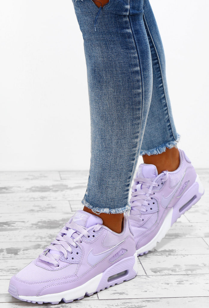 lilac nike trainers