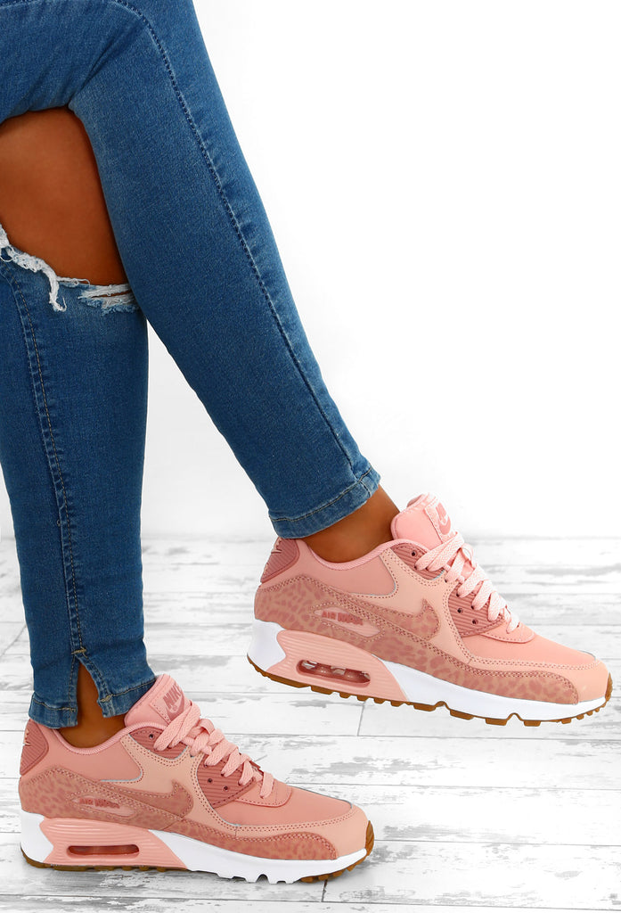 giratorio Discurso revelación Nike Air Max 90 Pink Leopard Trainers – Pink Boutique UK