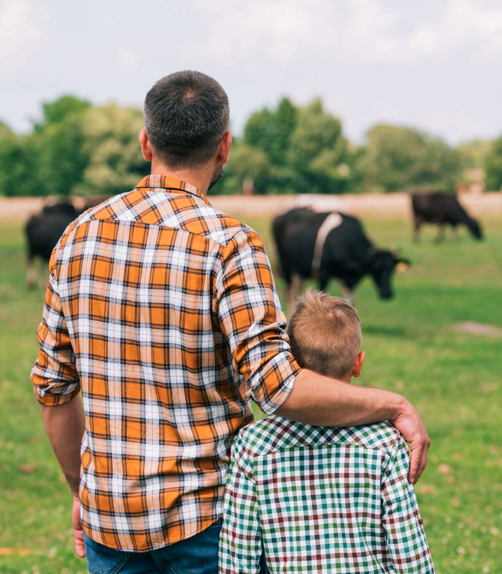 Grange Farms, Ontario. Animals humanely raised on pastures.