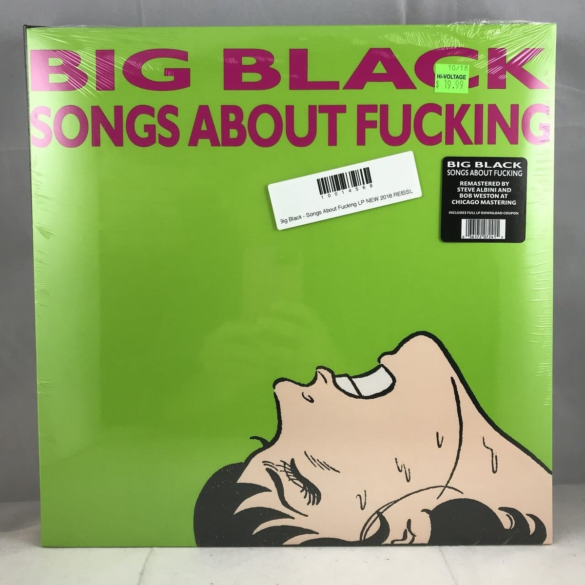 BIG BLACK / SONGS ABOUT FUCKING (重量盤LP)