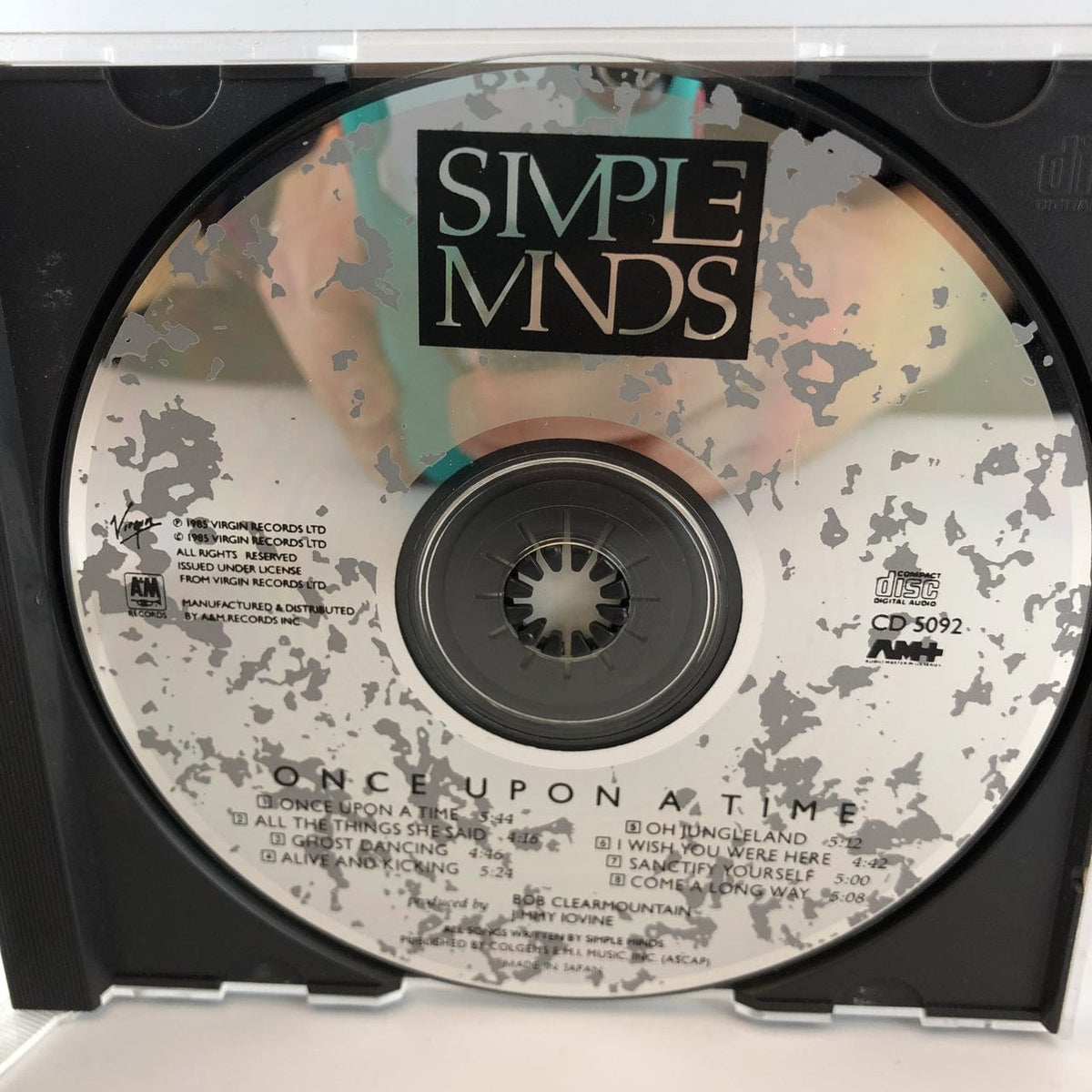 新着セール simple minds once upon a time CD box sekretariat-dprd