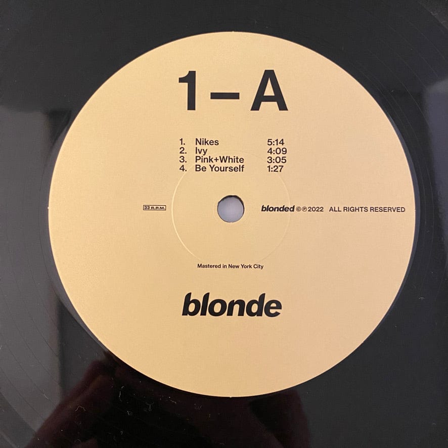 Frank Ocean - Blonde オフィシャル レコード 贈り物 51.0%OFF