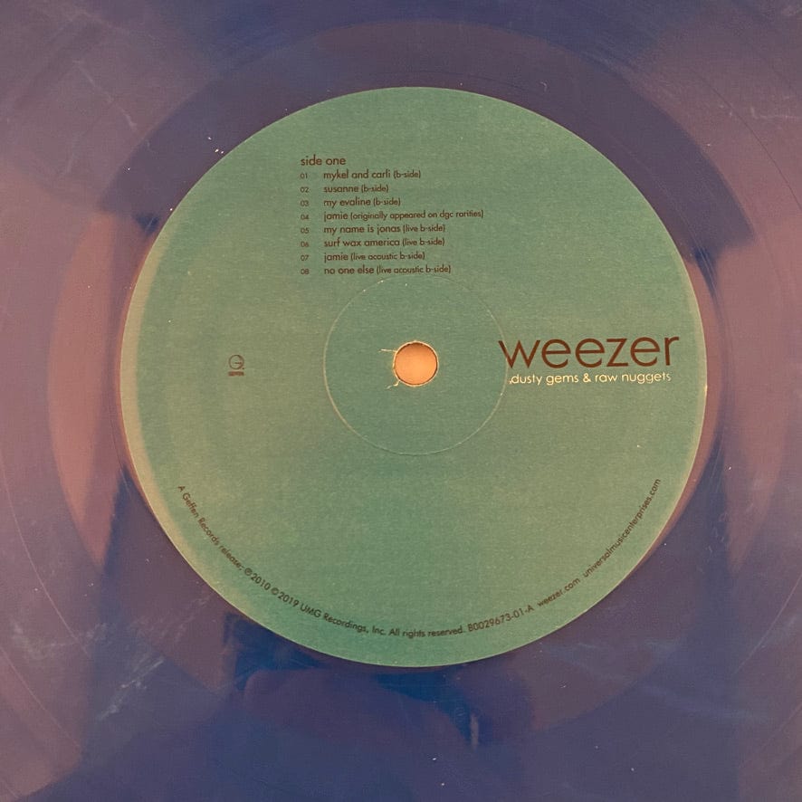 RSD限定 Weezer Dusty Gems  Raw Nuggets