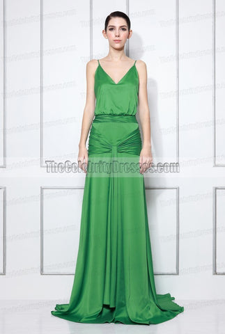 Keira Knightley Green Vintage Evening Dress in Movie Atonement