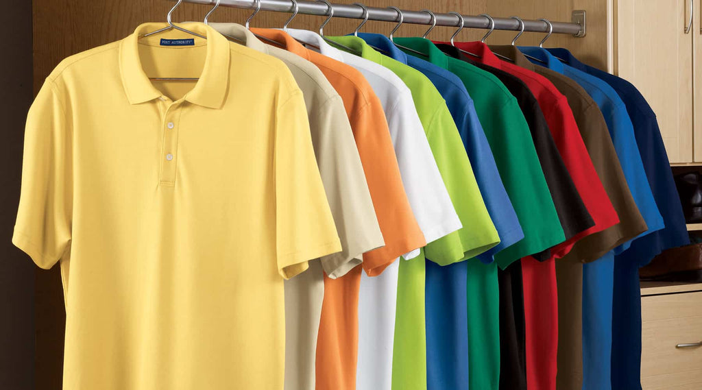 Polo Shirt Material for Custom Logo Polo Shirts
