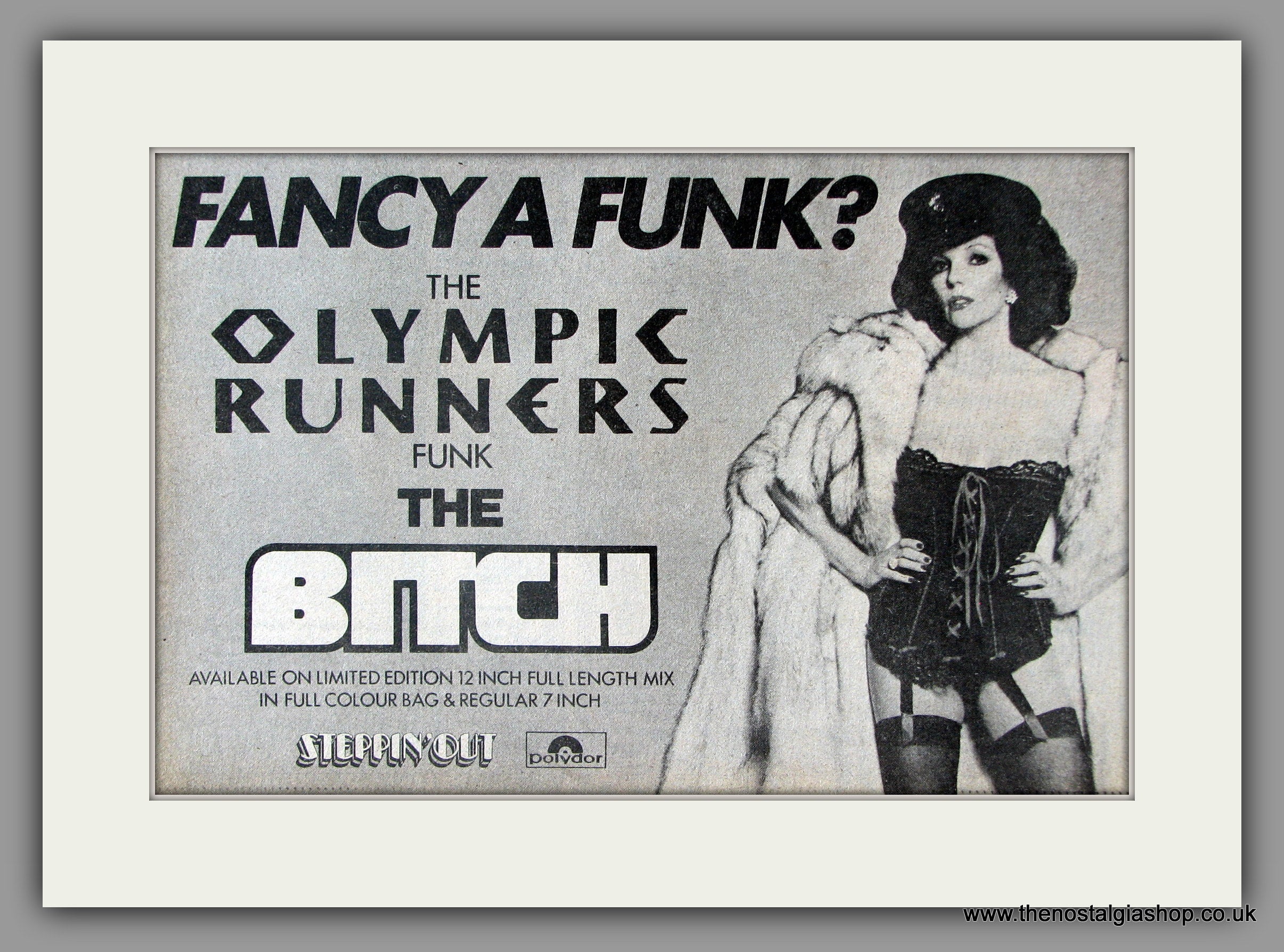 Olympic Runners Funk The Bitch Vintage Advert 1979 Ref Ad51126 The Nostalgia Shop 2522