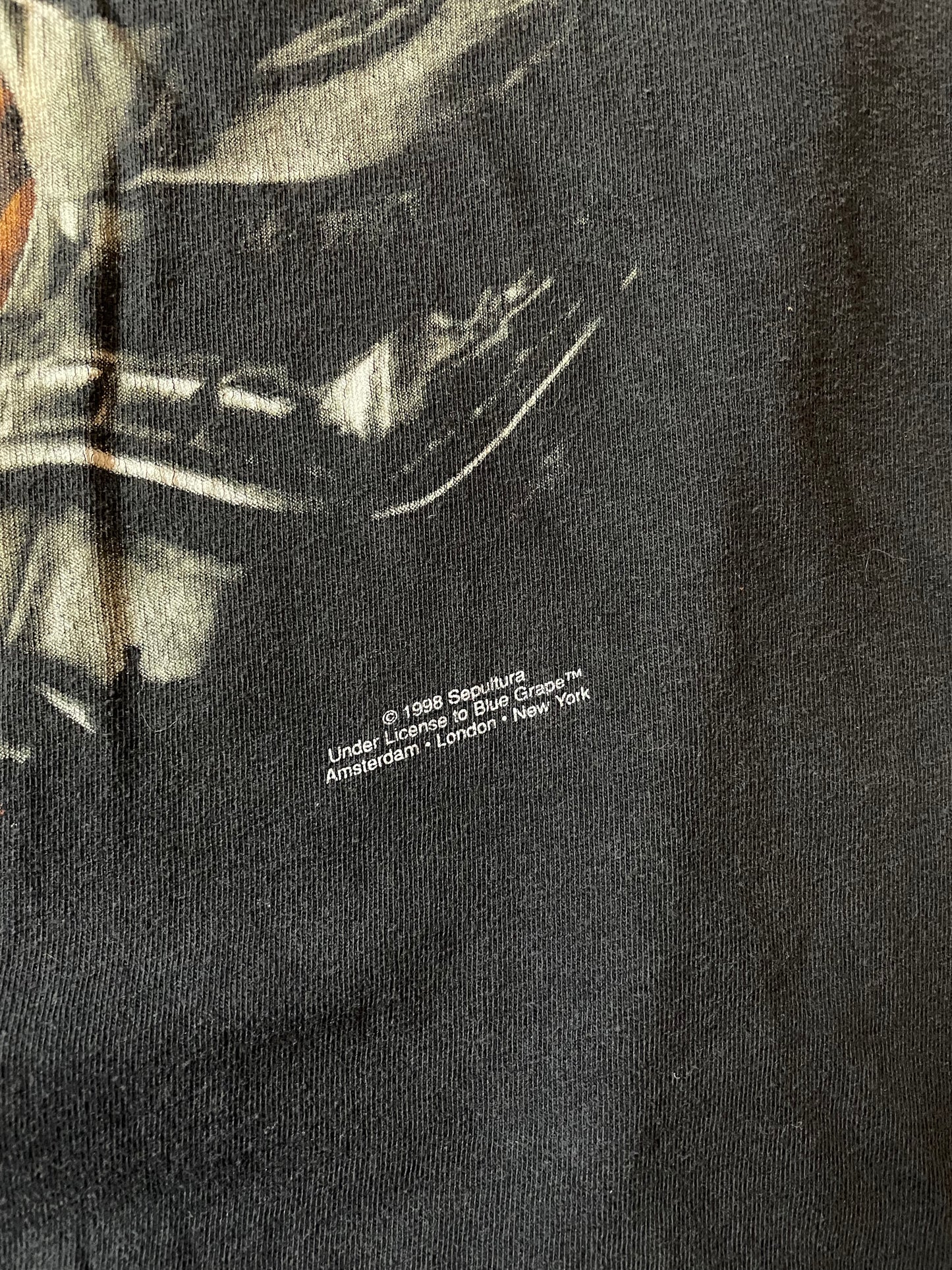 Vintage 1998 Sepultura Against T-Shirt