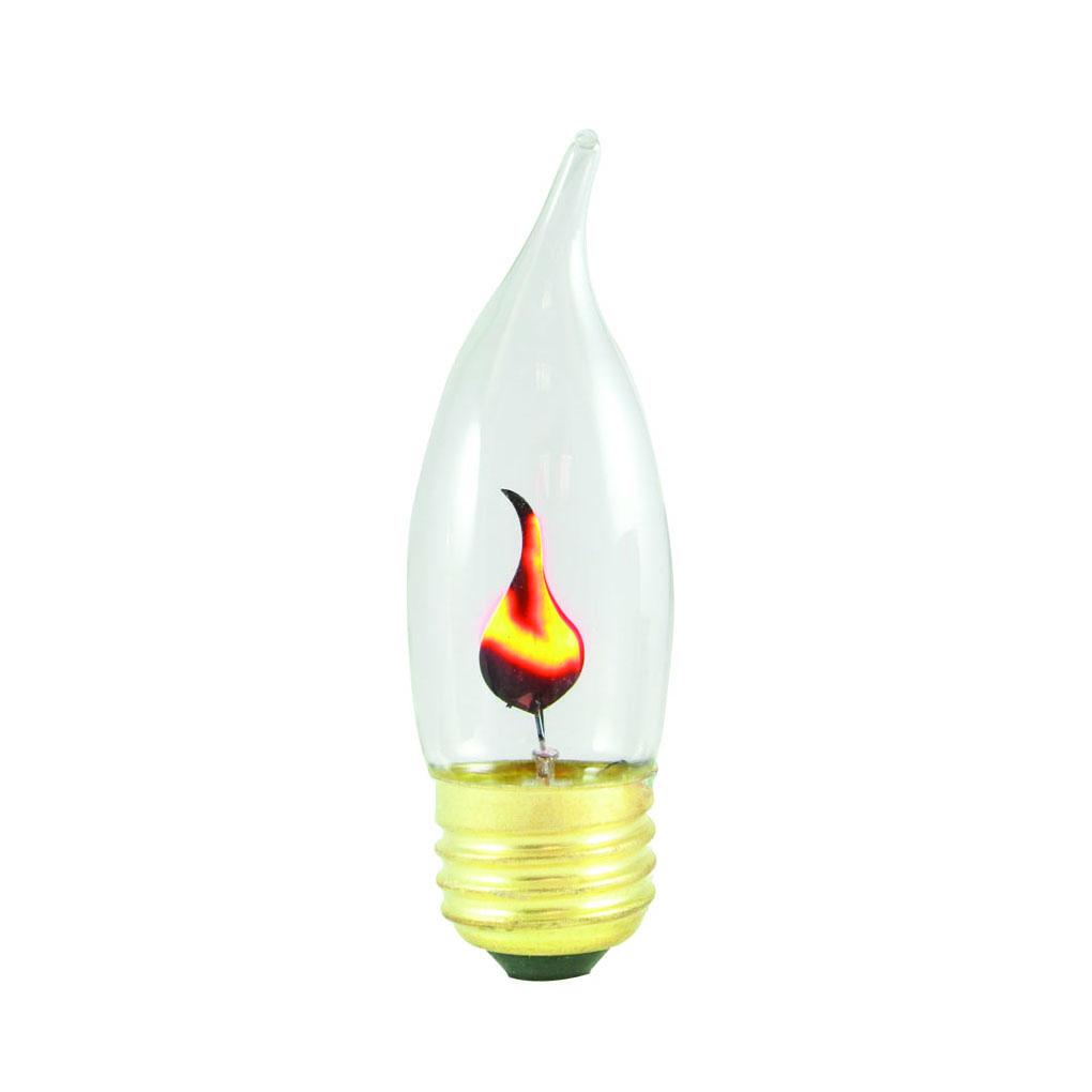 westinghouse 0365600 3 watt ca8 incandescent flicker flame light bulb