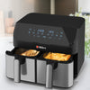 NEW Milex Silver Dual Airfryer 9L