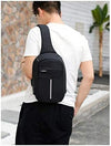 Anti Theft Mini USB Backpack -Black