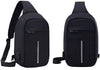 Anti Theft Mini USB Backpack -Black