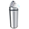 HomeMax 50L Round S/S Sensor Bin