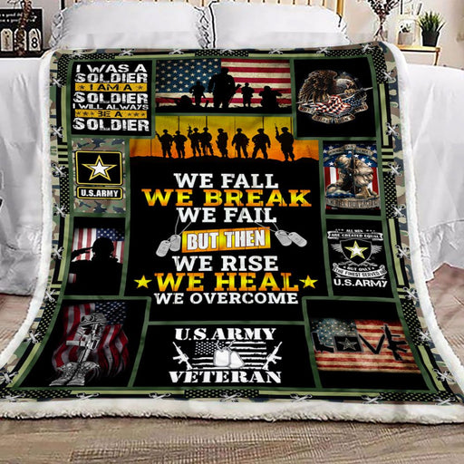 US Army Veteran Fleece Blanket