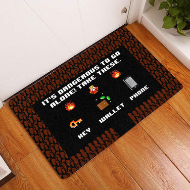 It's Dangerous To Go All Alone - Remind Doormat | Welcome Mat | House Warming Gift | Christmas Gift Decor 1605468304239.jpg