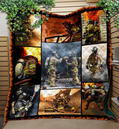 Firefighter Is A Choice Gift Fleece Blanket