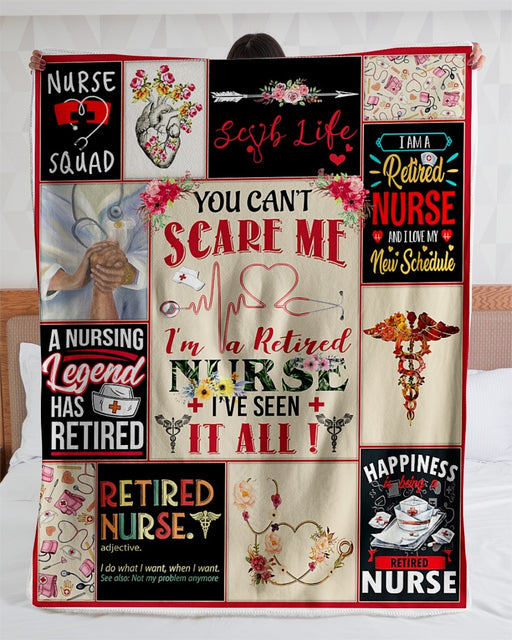 I'm A Retired Nurse Fleece Blanket, Christmas Gift, Birthday Gift, New Year Gift, Anniversary Gift 1608535482910.jpg