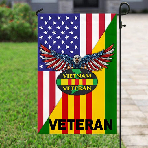 Vietnam Veteran American Flag Gift for Vietnam Veteran Decorative Holiday Seasonal Outdoor Weather Resistant Double Sided Print Farmhouse Flag Yard Patio Lawn 1620868956084.jpg