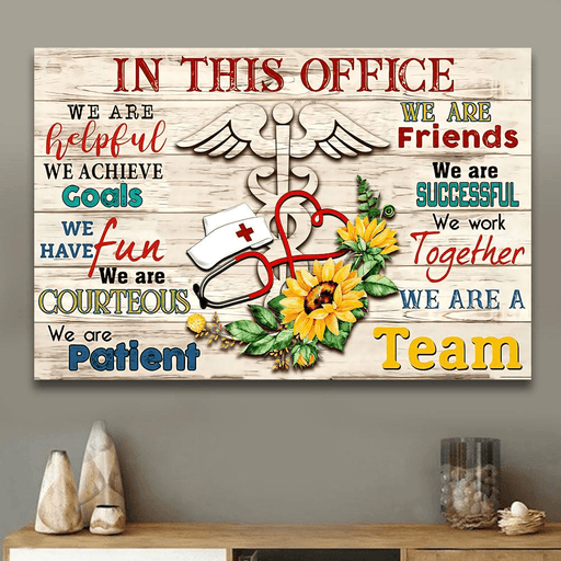 Nurse In This Office Horizontal Canvas And Poster - GIFTCUSTOM