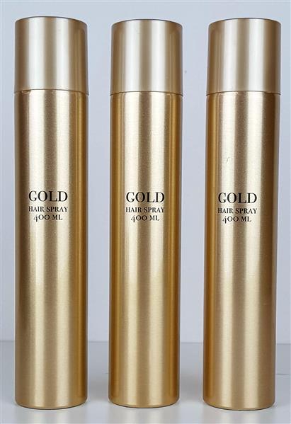 3er Set Gold Professional Haircare Hair Spray 400 Ml