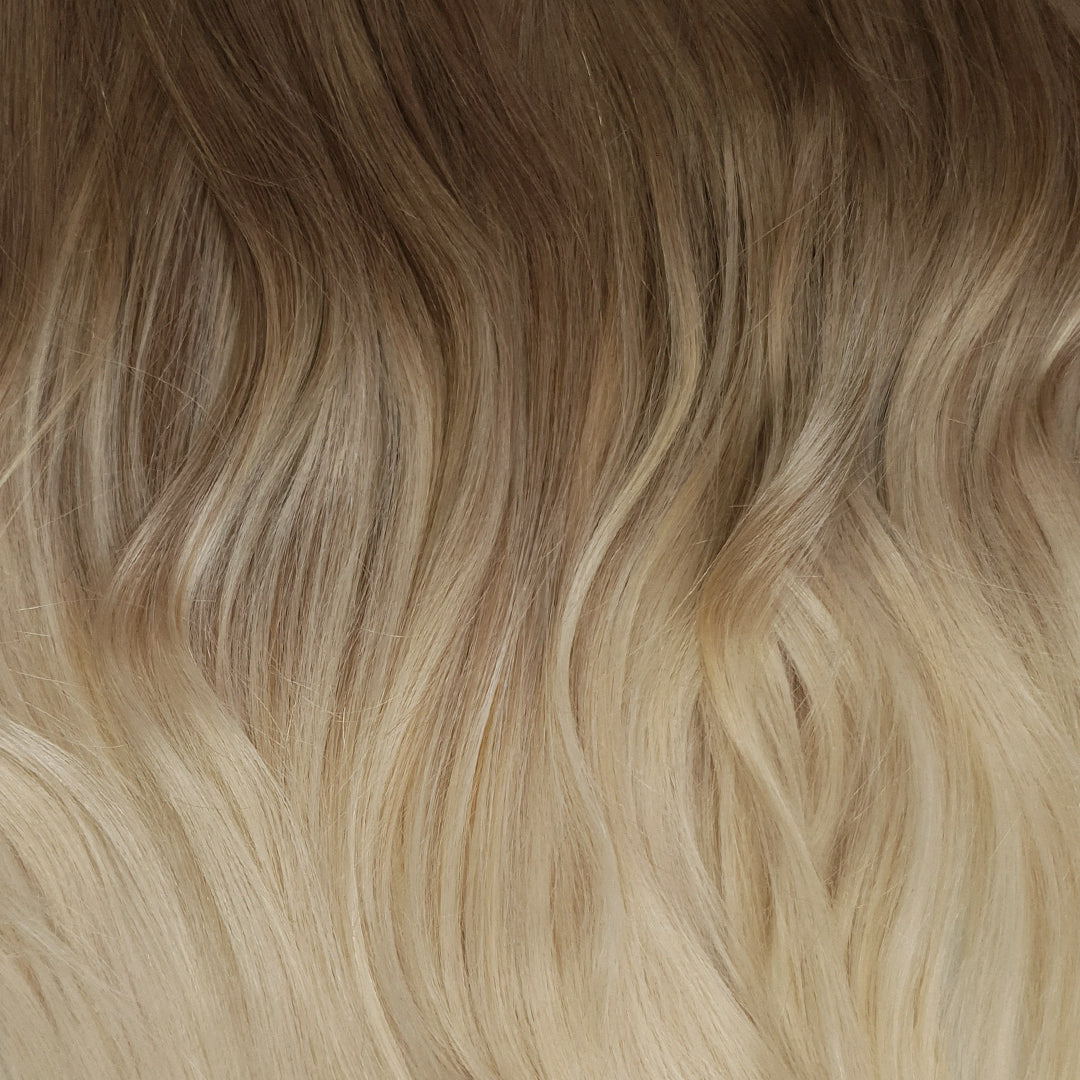 Aanvankelijk Regulatie strand Cappuccino Balayage clip-in hairextensions ☕ - De beste echte clip ins –  MLY Hairextensions