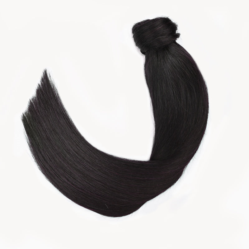 Disco Jong ambitie Zwart-bruine Ponytail - Clip in Paardenstaart – MLY Hairextensions