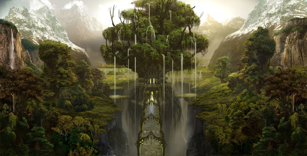 A depiction of Yggdrasil, the Tree Of Life In Norse Mythology