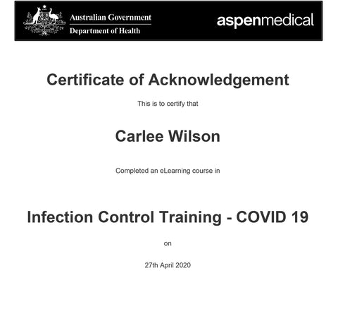 COVID 19 Training