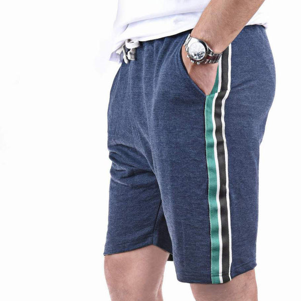 navy blue jogger shorts