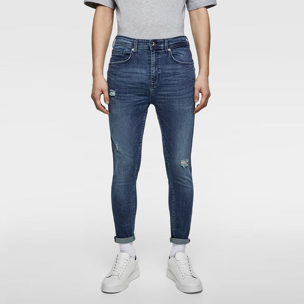 skinny cropped jeans mens zara