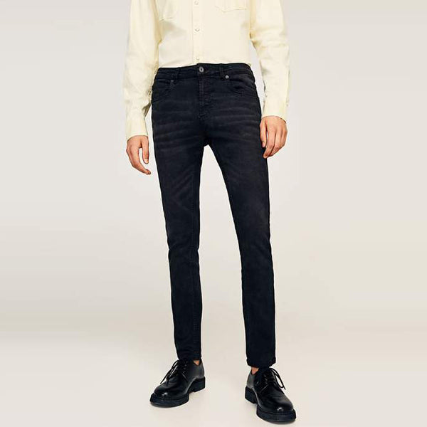 zara mens black skinny jeans