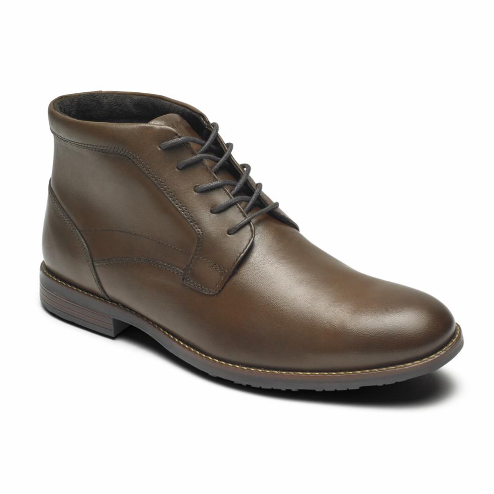 Rockport Men DUSTYN CHUKKA NEW CARAMEL 