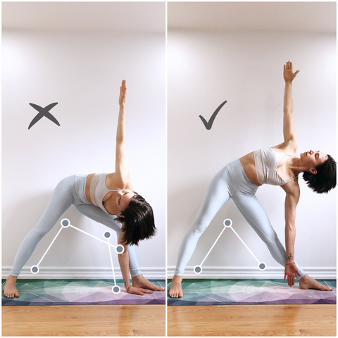 Trikonasana mistakes