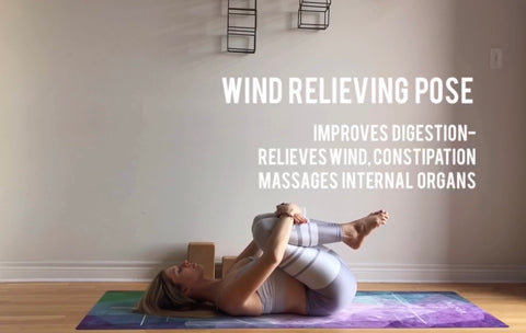 Wind relieving pose - Pavana Muktasana
