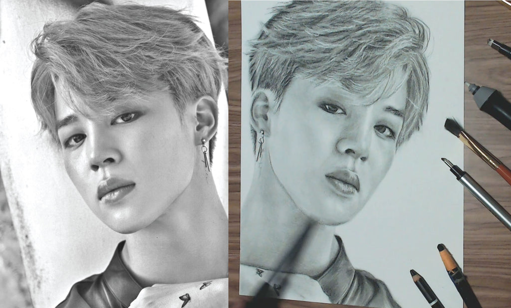 Featured image of post Realistic Jimin Pencil Drawing