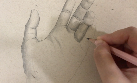 How to draw hands a basic guiding tutorial for beginners guide easy step by step fast simple shading graphite pencil 
