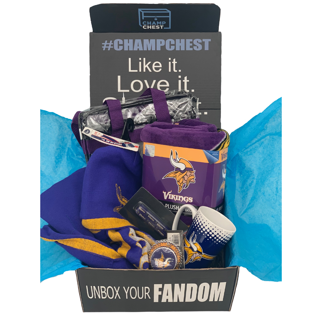 Minnesota Vikings Fanatics Pack Baby Themed Gift Box $65