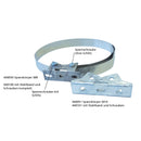 Stahlbandbride M10, Spannkörper M10, 3 Löcher, Lochabstand 80 mm