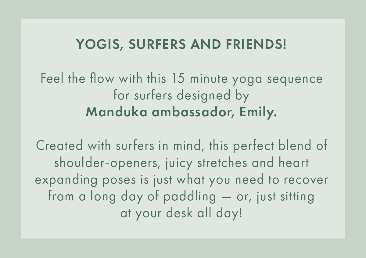 Manduka Yoga For Surfers