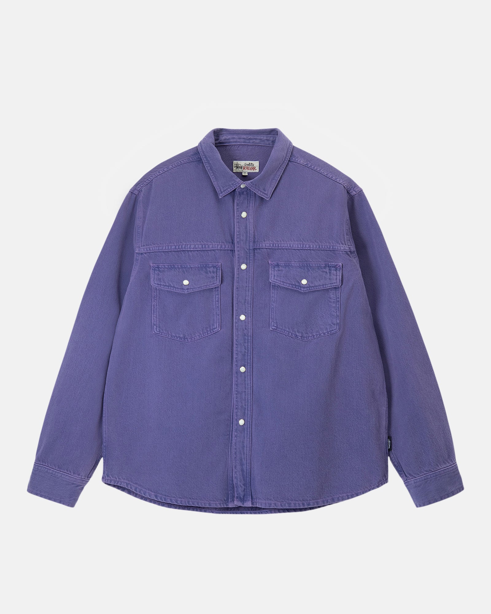 ネット限定】 DOUBLE 希少Sサイズ DYE stussy SHIRT WESTERN シャツ